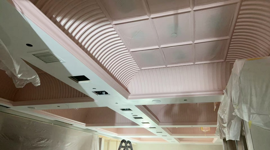 飾紀(jì)上品GRG廠家河北邯鄲東方洗浴中心GRG吊頂案例