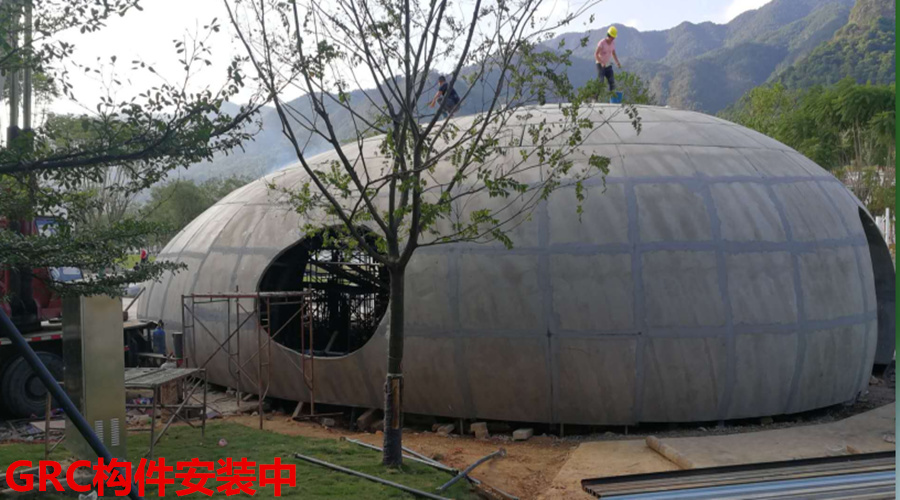 GRC構(gòu)件安裝中 GRC構(gòu)件安裝中