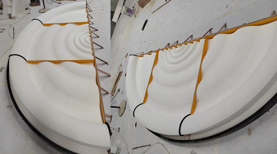 GRG水波紋吊頂 GRG水波紋吊頂