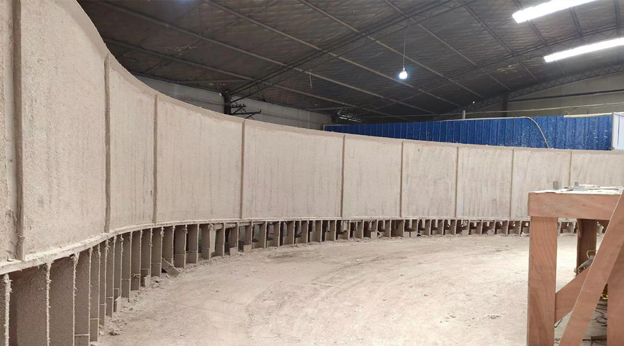 GRC構件制作中 GRC構件制作中