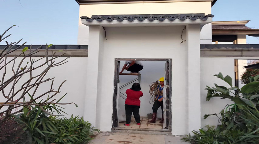 清遠際華園GRC構件圍墻項目