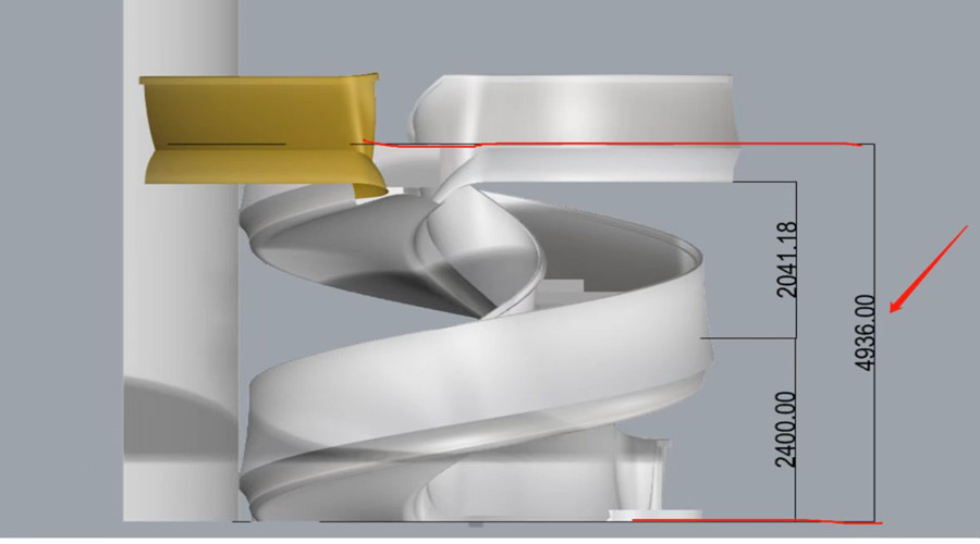 浙江新昌GRG旋轉樓梯項目