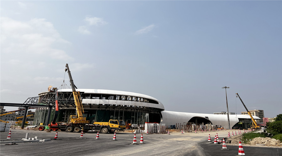 深圳沙田服務(wù)區(qū)GRC幕墻板項目 深圳沙田服務(wù)區(qū)GRC幕墻板項目