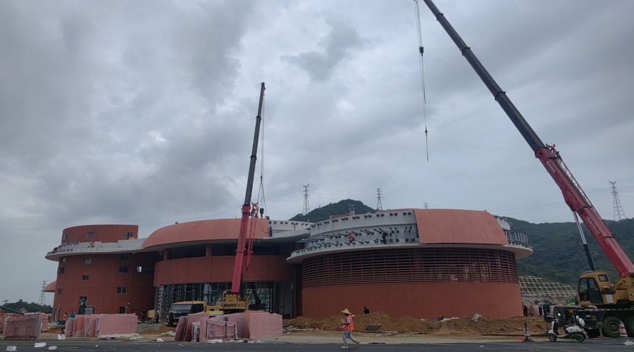 深圳陶河服務區(qū)GRC幕墻板