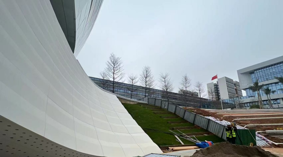 東莞大灣區大學GRC幕墻板工程