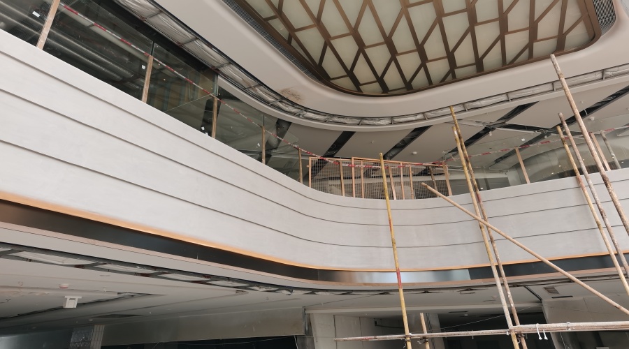 廣州粵海天河城商廈GRG攔河造型工程