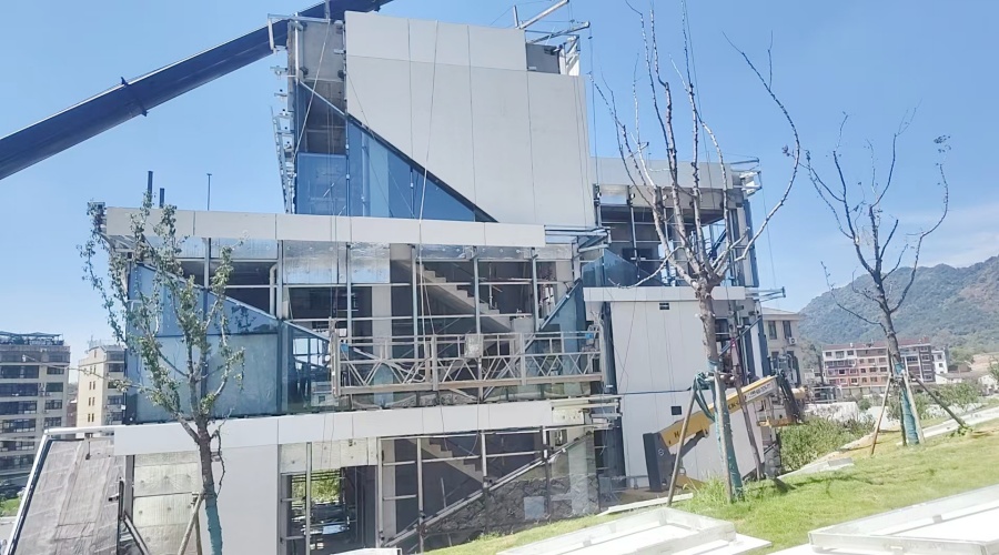 浙江義烏大李祖UHPC幕墻板工程案例