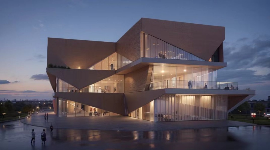 浙江義烏大李祖UHPC幕墻板工程案例