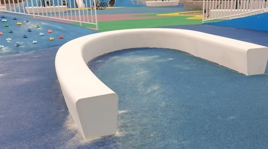 新疆體育公園GRC坐凳樹池造型工程案例